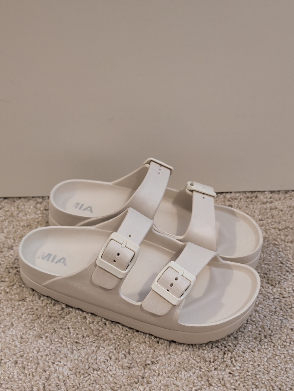 MIA Cream Platform Sandals